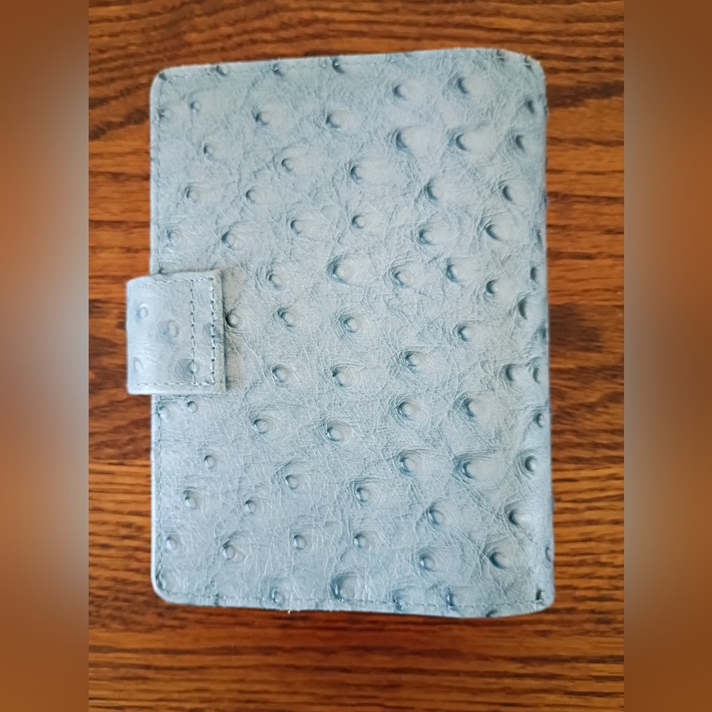 Smartfee Leather 6 Ring Wallet Binder Cash Budget Friendly - Picture 3 of 14